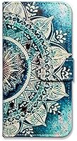 iPhone 6s Plus Case, Bfun Packing Bcov Green Circular Mandala Wallet Leather Cover Case For iPhone 6 Plus/6S Plus