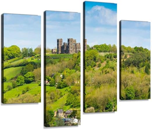 The Peak District Casa Senorial Ruinas Lienzo Arte De La Pared