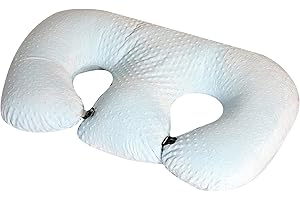 KANBUN Nursing Pillow for Twins, Breastfeeding Support, Machine Washable Cotton Fabric - Ideal for Pregnant Women