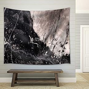 Closeup Surface Marble Wall Texture Background - Fabric Wall Tapestry Home Decor - 51x60 inches