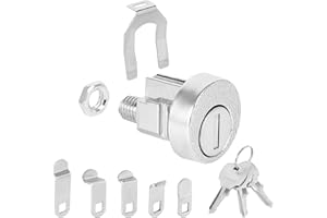 FUNNYTEK Mailbox Lock Replacement C9100, National Mailbox Lock Compatible with L-1172C Cluster Mailbox with 3 Keys, Nickel Finish (1 Pack)
