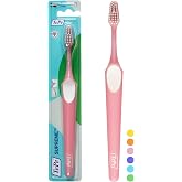 TePe Supreme Toothbrush, Soft Bristle Toothbrush, Tapered Brush Head for Sensitive Teeth and Gum Care, Adult, 1 Pack