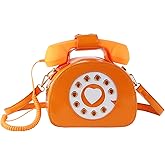 SUKUTU Telephone Shaped Purse Shoulder Crossbody Tote Bags Women Retro Phone Top-Handle Handbags for Girls