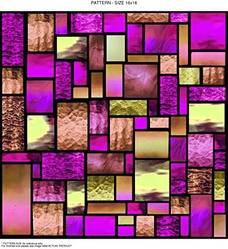 WindowPix WF106-12x36 12x36" Decorative Static Cling Window Film