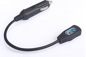 Sharutia Battery Memory Saver Automotive 12V,Save Memory Data of On-board computers,Code 12 Volt Attaches to Power PortCar Truck Van