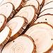 Natural Wood Slices 30 Pcs Unfinished Predrilled 1.9