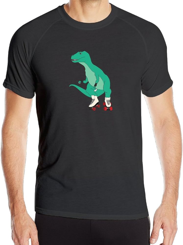 Men's Tyrollersaurus Rex Sport Quick Dry Short Sleeves T-Shirt