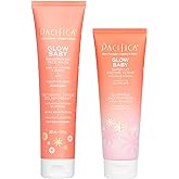Pacifica Beauty Glow Baby Brightening Face Wash & Enzyme Face Scrub Set, Skincare, Vitamin C, Glycolic Acid, Vitamin E, Facia