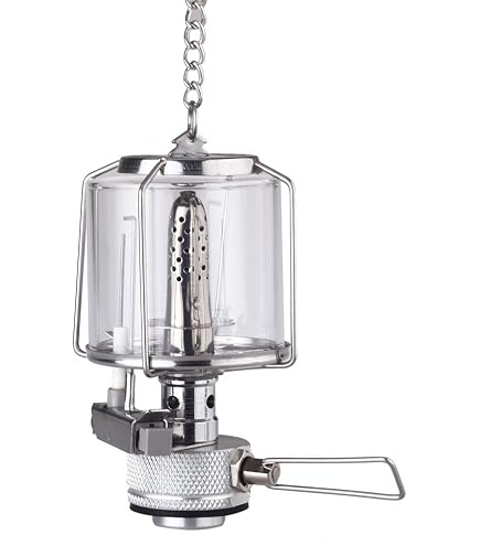 Mini Portable Camping Lantern Gas Light Tent Lamp Torch Hanging Lamp Camping Equipment Supplies for Hiking