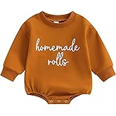Thanksgiving Baby Boy Girl Outfit Long Sleeve Romper Onesie Infant Newborn Gender Neutral Clothes
