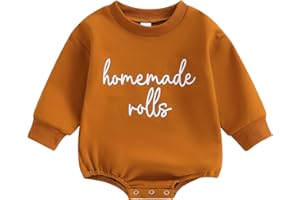 Ayalinggo Baby Halloween Sweatshirt Romper Casual Letter Print Toddler Long Sleeve Jumpsuit For Newborn Girl Boy Cute Clothes