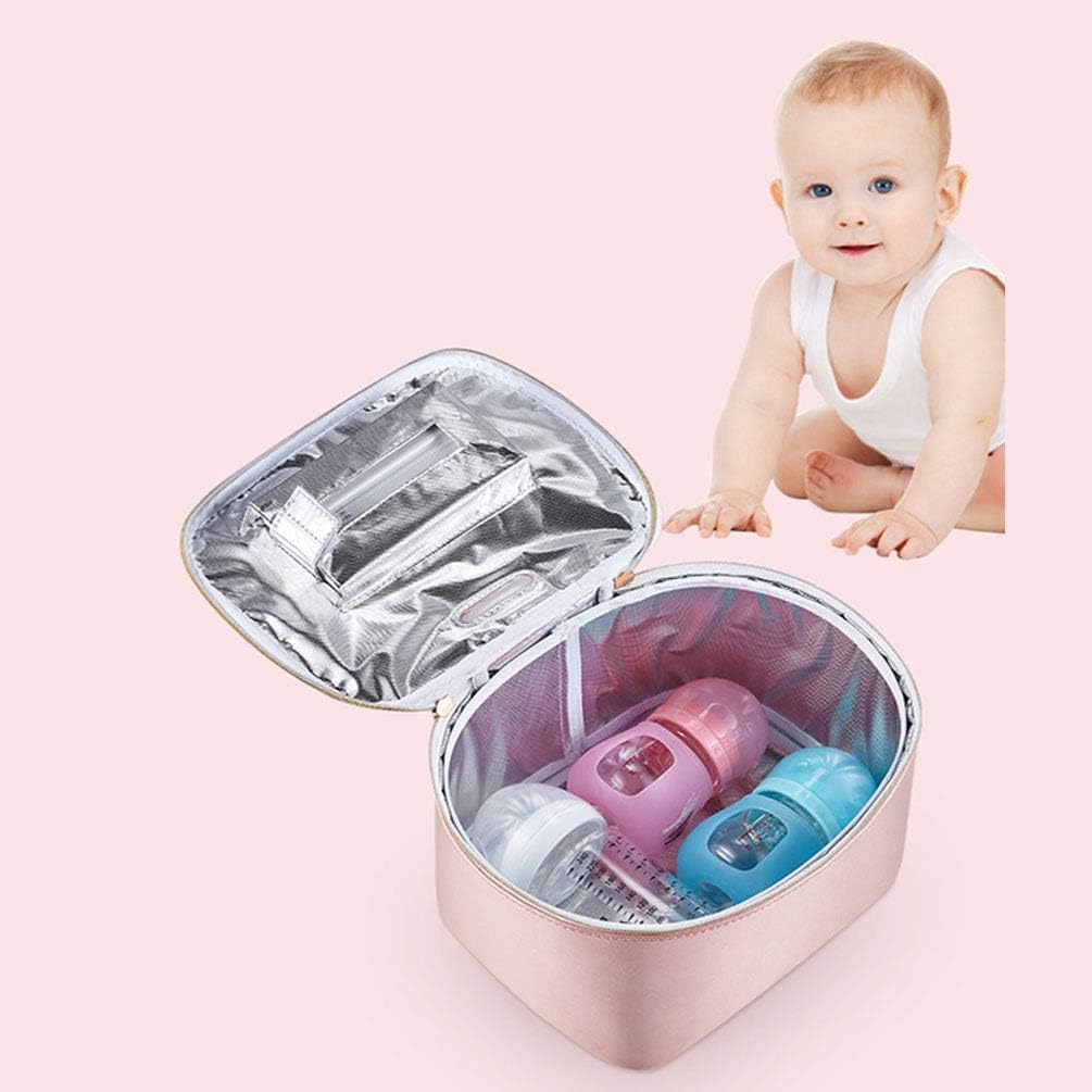 UV Ozone Double Sterilization Box UV Steriliser Dryer Baby Bottle Steriliser Ultraviolet LED Sterilize Bottles Teats and Breast Pumps Portable Multifunctional Household Travel Disinfection Box