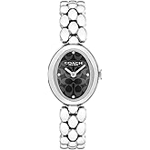 COACH Women's Sammy 2H Quartz Bracelet Watch, 22.5mm Petite Oval Case, Premium Fashion, Everyday Wear - Gift for Her