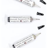 TechDiamondTools Diamond Polishing Paste Kit &mdash; 3 Grits (5000, 14000, 50000) | USA Made | Oil-Based Syringes | Progressive Polishing Set for Metal, Glass, Gemstone, Knife, Jewelry | 50% Diamond Powder