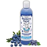 South Bark's Blueberry Facial® Pet Shampoo 12 oz. | Brightener & Tear Stain Remover, Long-Lasting Odor Eliminator, Cruelty-Free, Paraben-Free, Made in The USA, for Dogs and Cats