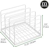 mDesign Clutch Bag Organiser - 5 Section Handbag Storage - Set of 2 view 3
