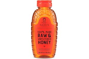 Nature Nate's 100% Pure, Raw and Unfiltered Honey, 16 Ounce
