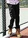 OCHENTA Men's Cotton Washed Multi Pockets Military Cargo Pant #3380 Black 34
