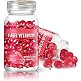 gowwim Hair Vitamin Serum Capsule, Multi-Oil Treatment for Smooth, Silky Hair Growth, Repair and Mask - 30 PCS