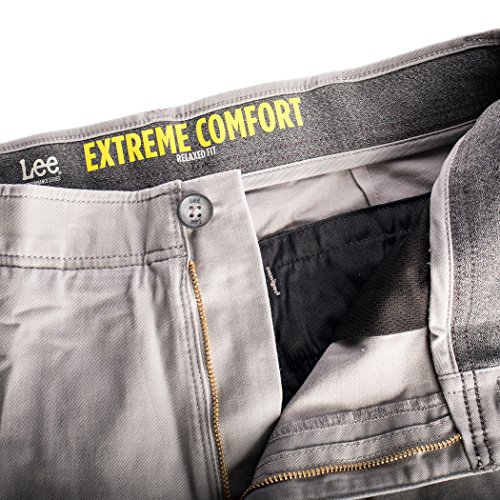 Lee Men's Performance Series Extreme Comfort Relaxed Pant, Navy, 34W x