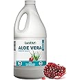 Pure Aloe Vera Juice Pomegranate 1.5L - Cold-Processed – from Organic Fresh Leaves – for Intestinal Issues – Made In Canada