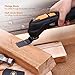 Tacklife 12V Oscillating Tool, 6 Variable Speed Lithium-Ion Cordless Oscillating Multi-Tool with LED, 1 Hour Fast Charge, Great for Sanding Polishing Cutting Scraping Cleaning, 23pcs Accessories