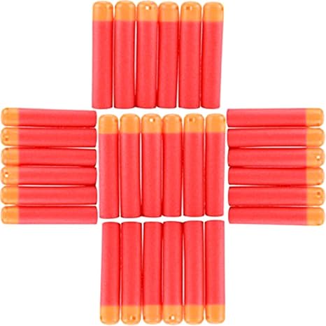 30 Stk Nachfüll Darts 9.5cm Red Soft Mega Refill Bullet Schaum Darts Für Nerf N-Strike Elite Mega Blasters Spielzeugpistole R