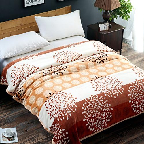 Flannel blanket Plush Lazy blanket Bed Couch Nap Faux fur Super soft Warm Extra silky Lightweight winter Thicken Fleece coral-Z 180x200cm(71x79inch)