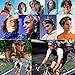 Oureamod Wide Headbands for Men and Women Athletic Moisture Wicking Headwear for Sports,Workout,Yoga Multi Function (Solid series)