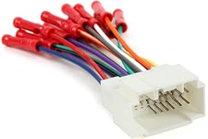 Scosche HA08BCB Aftermarket Radio Wiring Harness with Crimp Connectors for Select 1998-11 Acura and Honda - Aftermarket Radio Wire Harness for Car Stereo - Check Vehicle List Below for Your Model
