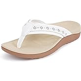 Joomra Women's Flip Flops Arch Support Orthotic Toe Post Thong Sandals