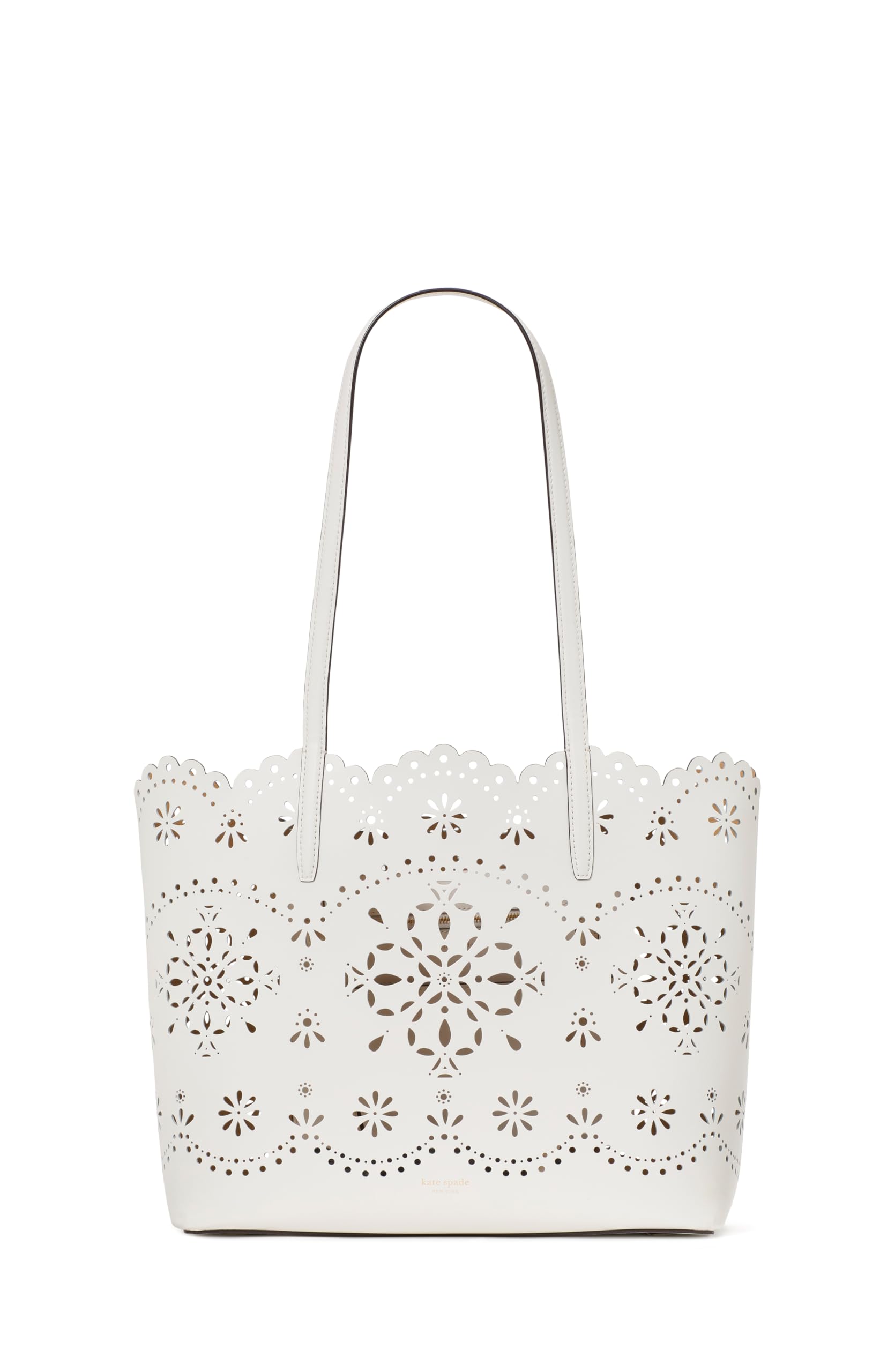 kate spade new york Do It All Spade Flower Perforated Fine Grain Leather Large Tote