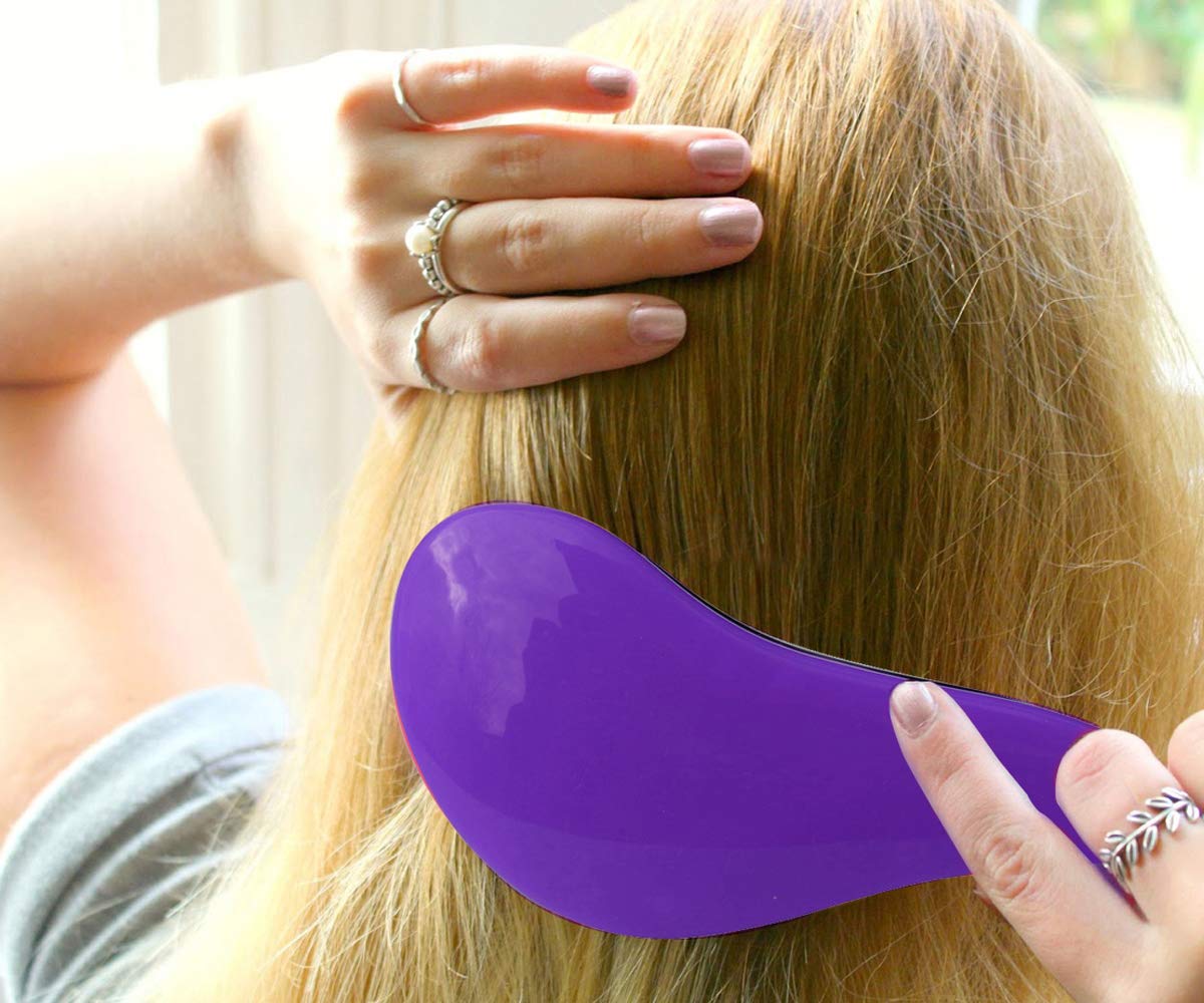 Salon Use Professional Tangle Attack Hair Brush for Models, Working Women, Hair Stylists- All Hair Types Portable & Easy To Clean