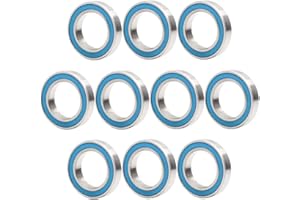 FUSHIBEARING 15x24x5mm 6802RS Ball Bearing 6802-2RS Pack of 10pcs