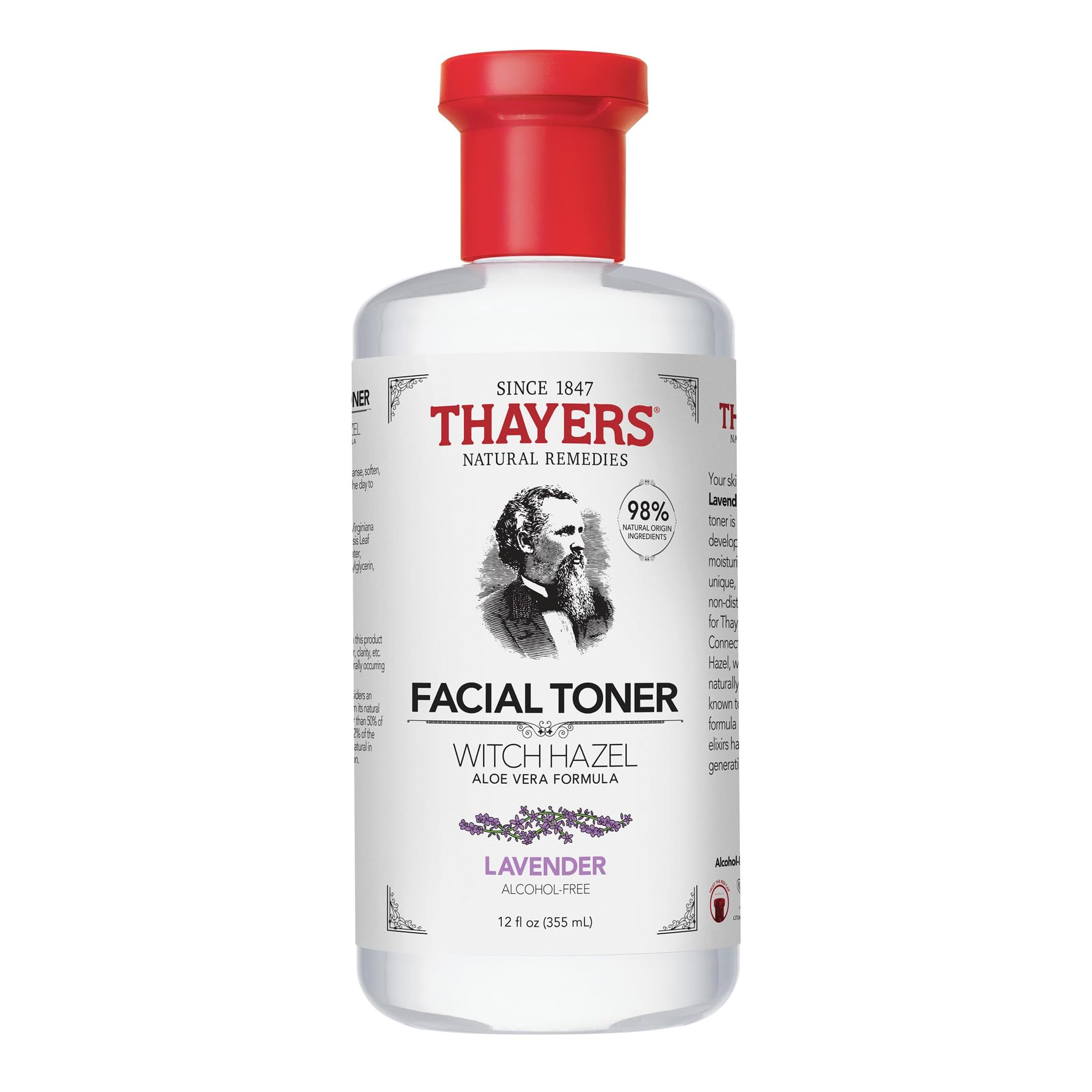 Thayers Witch Hazel Facial Gentle Lavender Toner Lotion with Organic Aloe Vera, 355ml — image 1