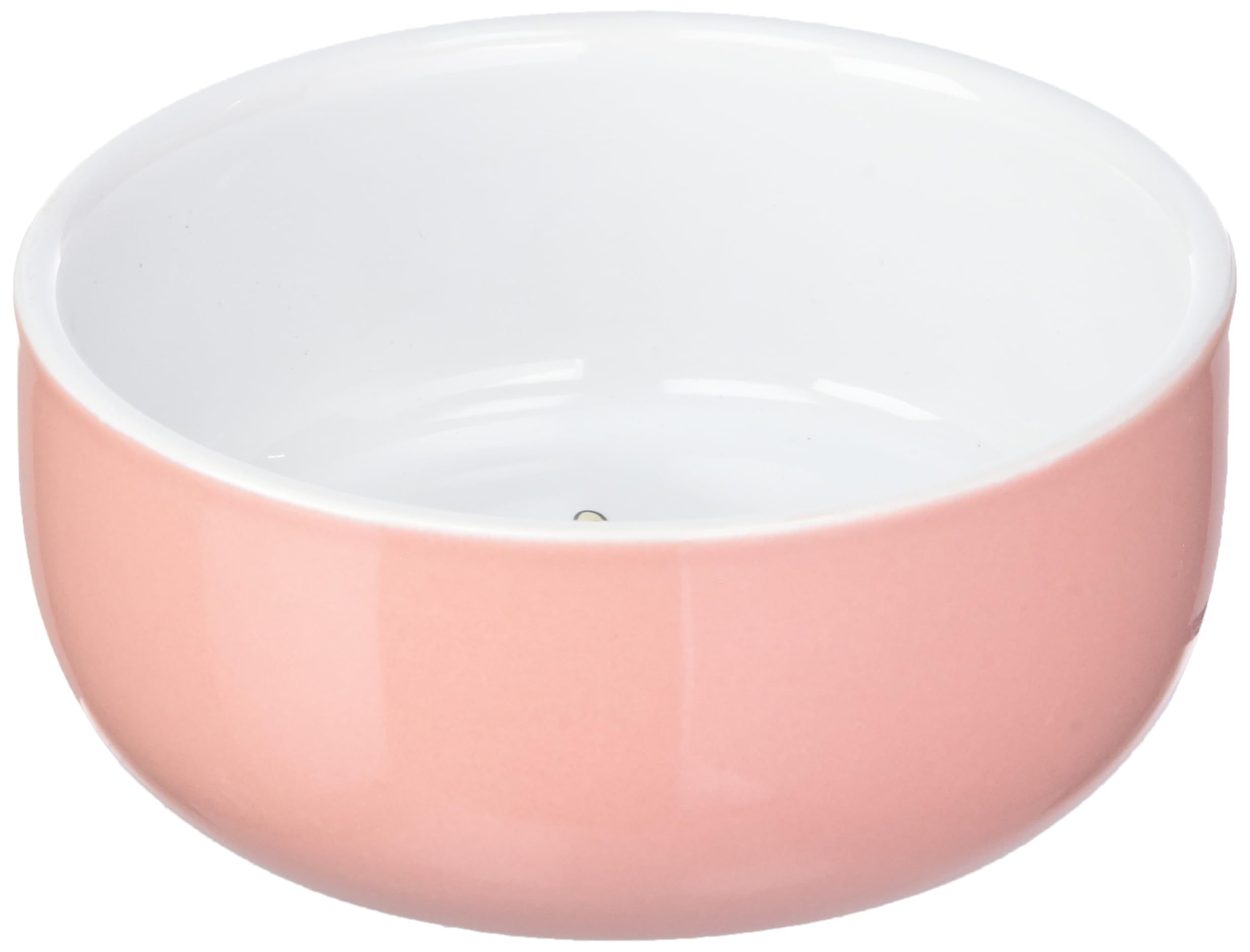 Nobby Rodent Ceramic Bowl Rabbit Salmon/White Diameter 11 cm x 4.5 cm Pack of 1