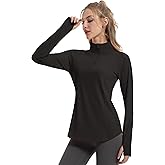 FKEEP Women's Sun Shirts Long Sleeve Athletic Jackets UPF 50+ Top with Thumb Holes Quick Dry for Golf Tennis Hiking