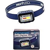 NextLED NT-2143C-B Auto Detail Headlamp with Motion Sensor, CRI 95+ Paint Inspection Light, 3000/4500/6000K, 300 LM, for Car Detailing, Color Match, Paint Correction, Swirl Finder