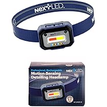 Rechargeable Car Detailing Light - 600LM Paint Correction LED With Magnetic Base & Hook