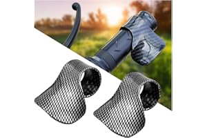 zipelo Motorcyle Cruise Control, 2pcs Throttle Mounted Motorcycle Cruise Assist, HandRest Wrist Hand Control Grips, ABS Motorcycle Throttle Grip Accelerator Assistant for Handlebar