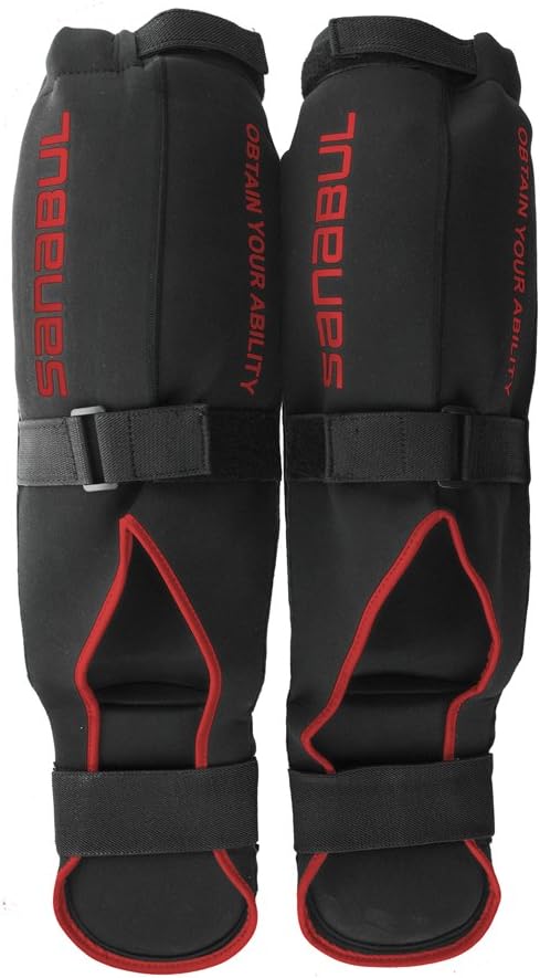 Sanabul Essential Hybrid Kickboxing MMA Shin Guards : Sports & Outdoors