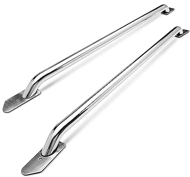 Amazon Com Tac Bed Rails Compatible With 2004 2014 Ford F150 6 5 Standard Bed 304 Stainless Steel Truck Side Rails 2 Pieces Automotive
