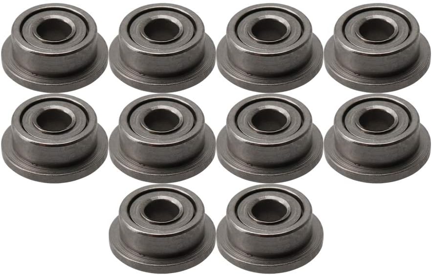 Titanium Miniature Ball F681XZZ Micro Ball Bearing Carbon Steel Bearings Pack of 10 1.5x4x2mm