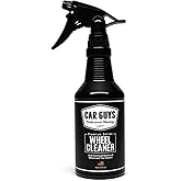 CAR GUYS Wheel Cleaner | Effective Rim and Tire Cleaner | Safe & Versatile Brake Dust Remover for Alloy, Chrome, Aluminum Rims, White Wall Tires, and More! | 18 Oz