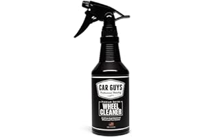 CAR GUYS Wheel Cleaner | Effective Rim and Tire Cleaner | Safe & Versatile Brake Dust Remover for Alloy, Chrome, Aluminum Rims, White Wall Tires, and More! | 18 Oz