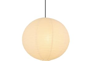WOLEILEJIN White Round Paper Lantern Lampshade, 12"x12'' Small Paper Lanterns Pendant Light Shade, Chinese Foldable Design for Living Room, Bedroom, Ceiling Lampshade Party Decor