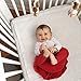 QuickZip Crib Sheet Set - Faster, Safer, Easier Baby Crib Sheets - Includes 1 Wraparound Base & 1 Zip-On Crib Sheet - White 100% Cotton - Fits All Standard Crib Mattresses