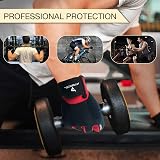 ATERCEL Weight Lifting Gloves Red Snug Fit Breathable for Men Women view 5