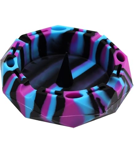 Amazon.com: ooDuo Geometric Silicone Ashtray - Glow in the Dark