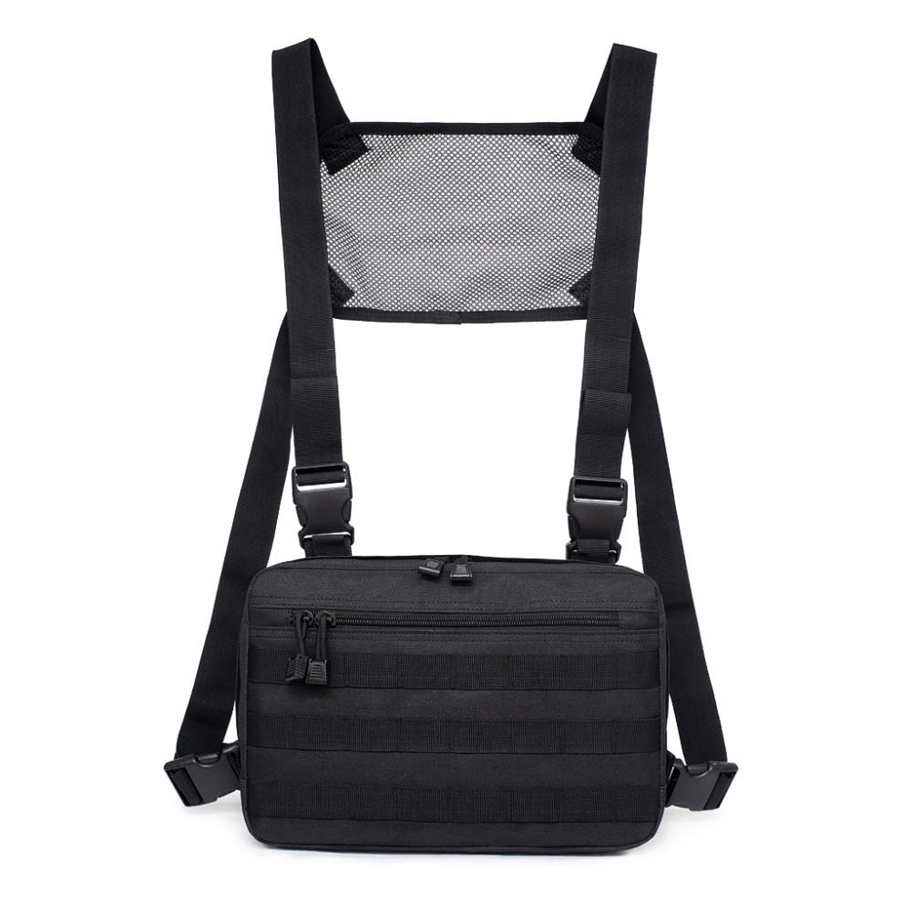 Buy Onewell Chest Bag Adjustable Chest Rig Hip Hop Streetwear Functional Shoulder Bag Waist